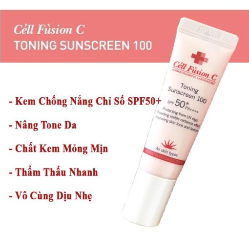 kem chống nắng cell fusion