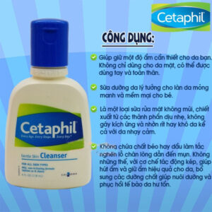 sữa rửa mặt Cetaphil cho da nhạy cảm