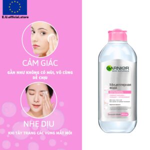 Tẩy trang garnier hồng