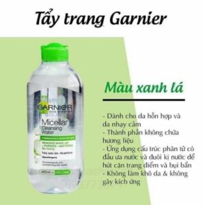 Nước tẩy trang Garnier xanh