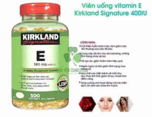 Vitamin e của mỹ kirkland - 500 viên