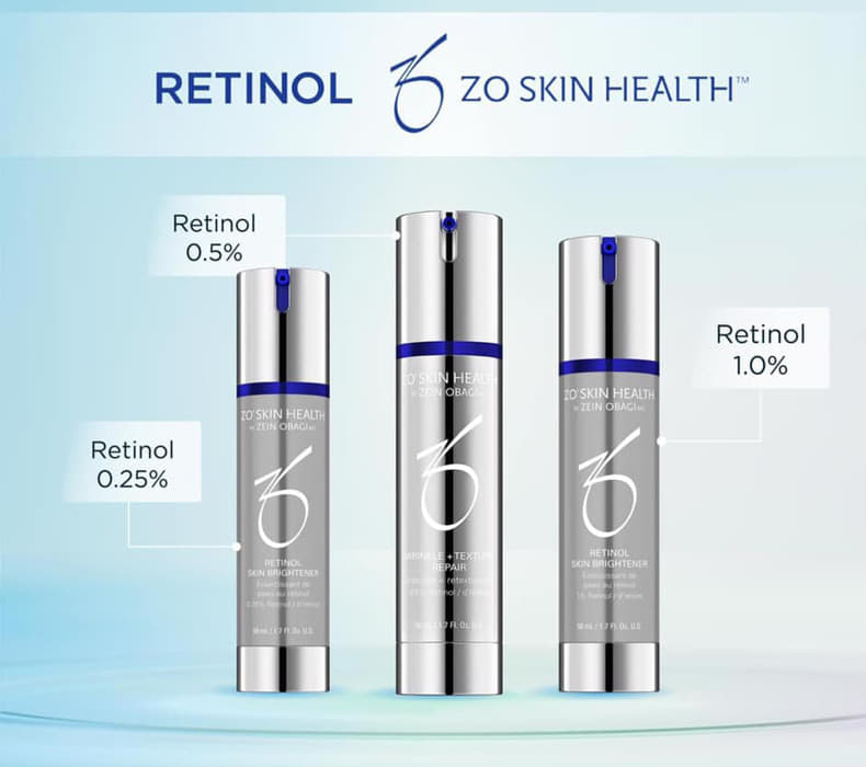 Có 3 loại Retinol ZO Skin Health