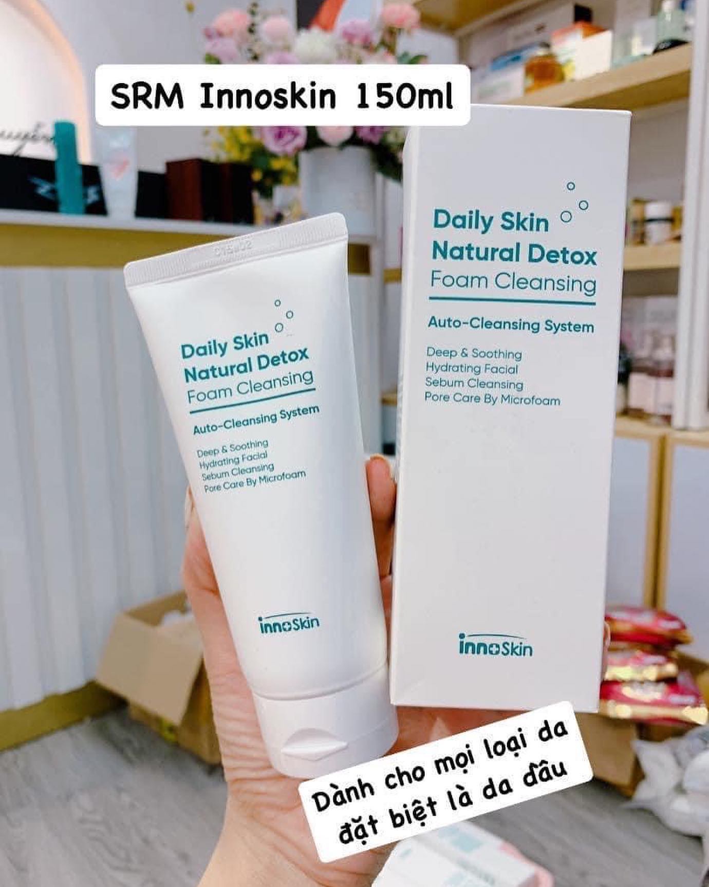 Sữa rửa mặt Daily Skin Natural Detox Innoskin