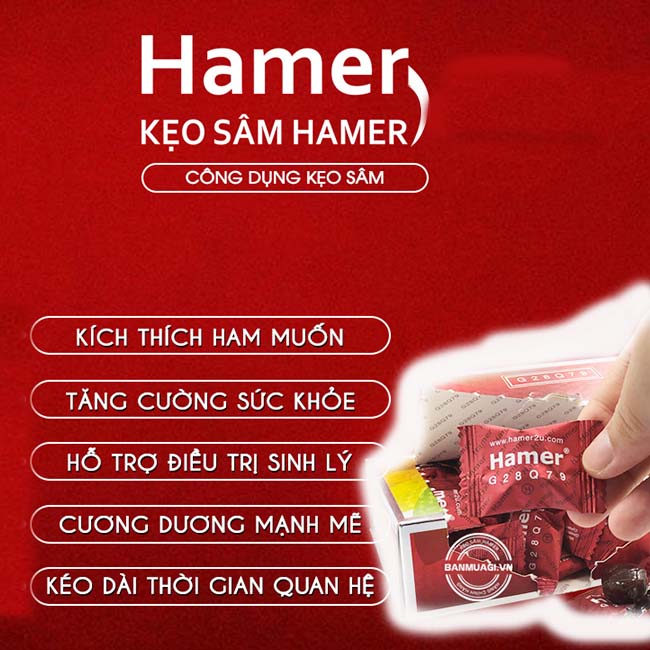 Công dụng kẹo hamer