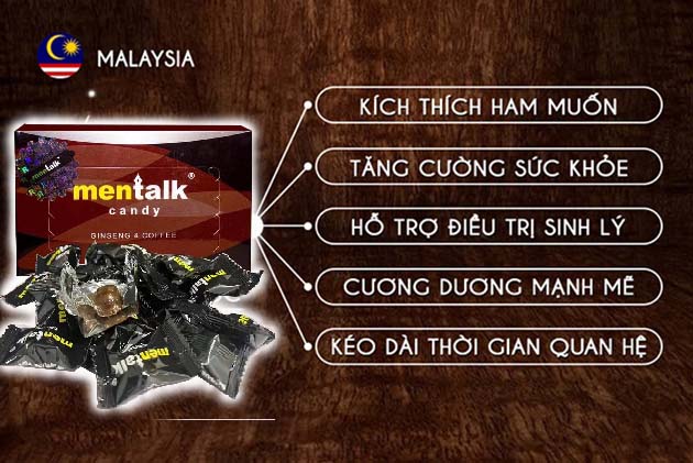 Công dụng kẹo sâm Mentalk