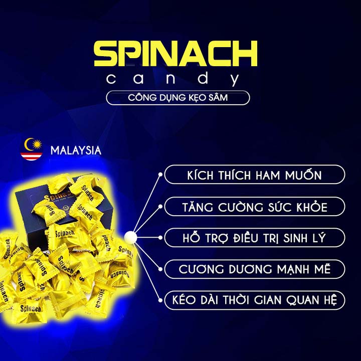 Công dụng kẹo sâm Spinach